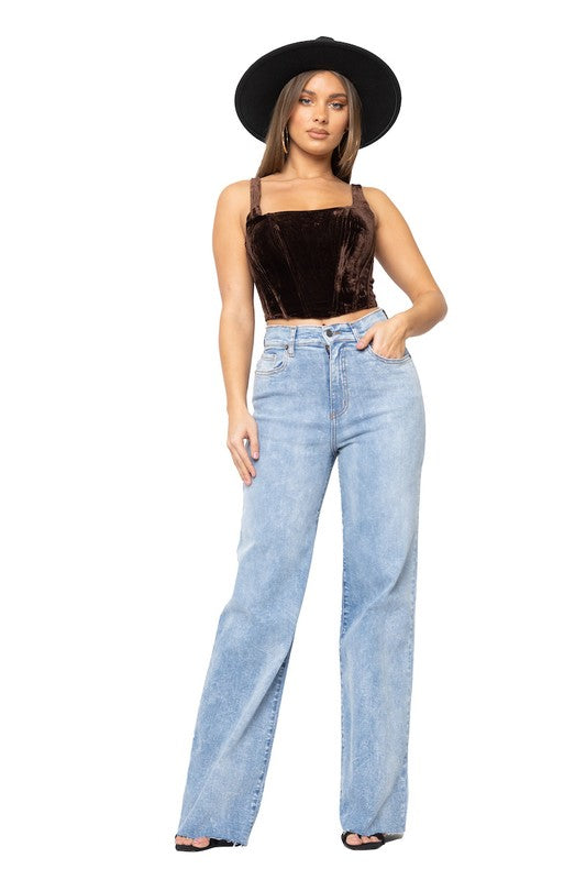 Brooklyn Wide Leg Jean Inseam 32