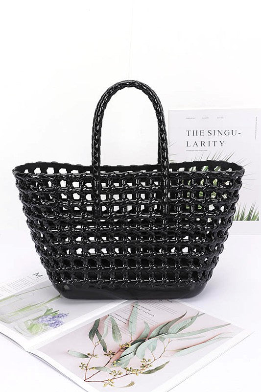 Open Weaved Small Jelly Tote