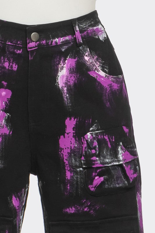 Urban Graffiti Cargo Pants