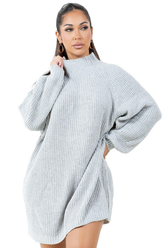 WOMEN FASHION SWEATER DRESS