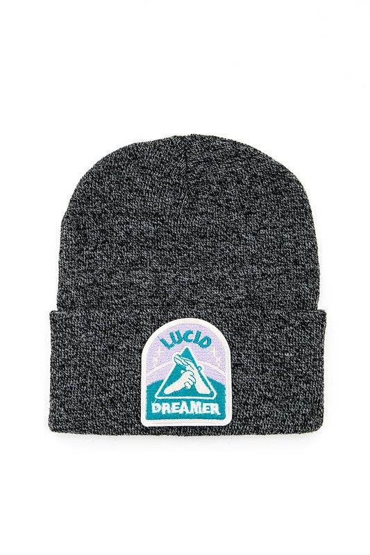 Lucid Dreamer Patch Unisex Knitted Beanie