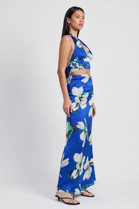 MAXI BIAS SKIRT