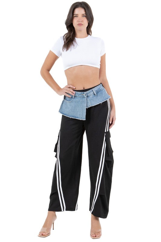 WOMEN FASHION CLASSIC STRAIGHT LEG PANTS