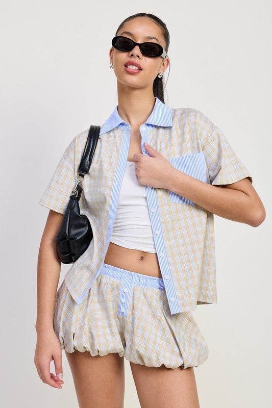 MIX MEDIA OVERSIZED SHIRT