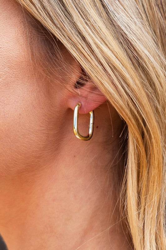 14K STAINLESS STEEL EVERYDAY HUGGIE EARRINGS