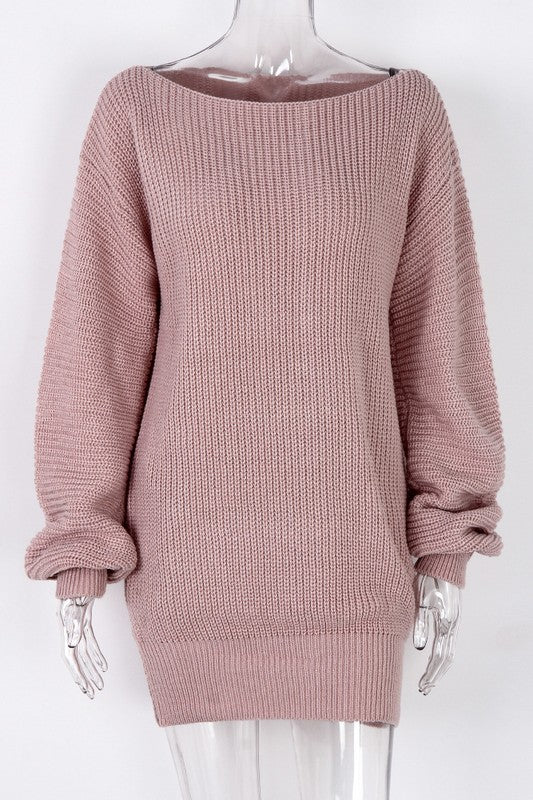 WOMEN FASHION SWEATER DRESS