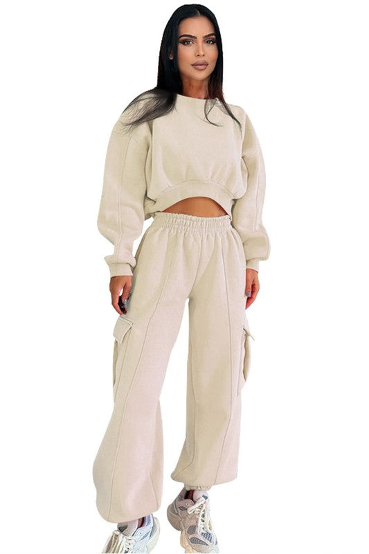 SEXY TWO PIECE TOP AND PANT SET