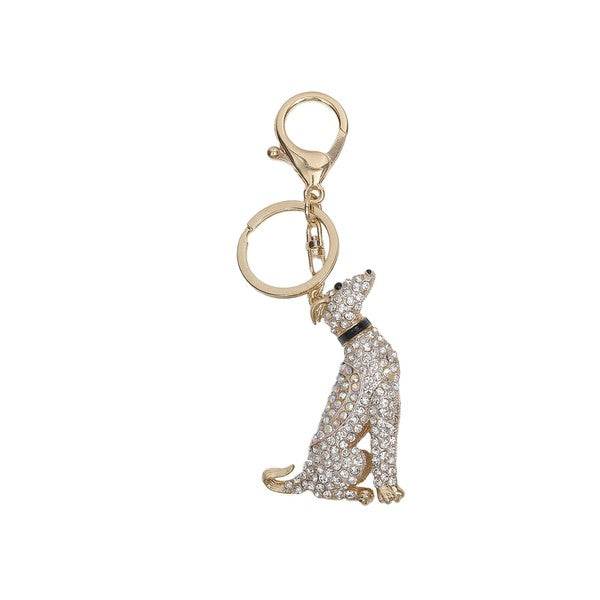 Sparkling Dog Keychain