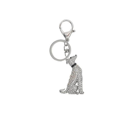 Sparkling Dog Keychain