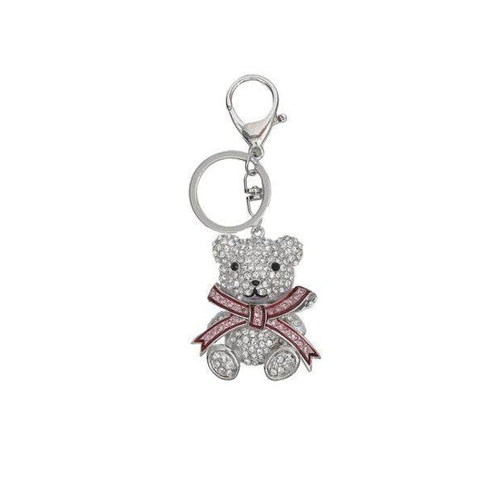 Sparkling Teddy Bear Keychain