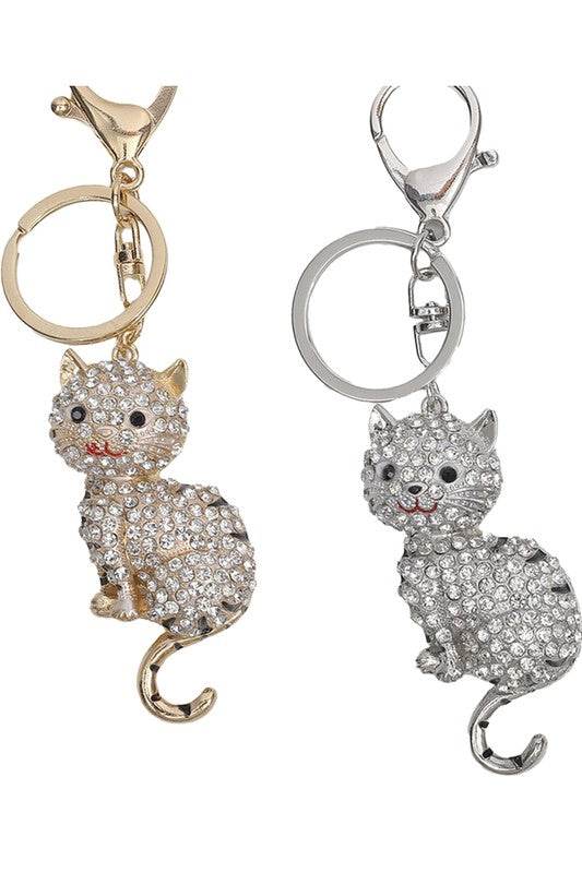 Sparkling Cat Keychain