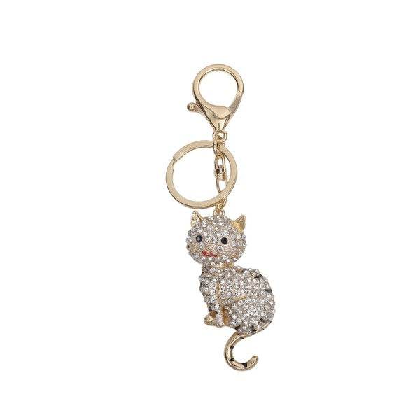 Sparkling Cat Keychain