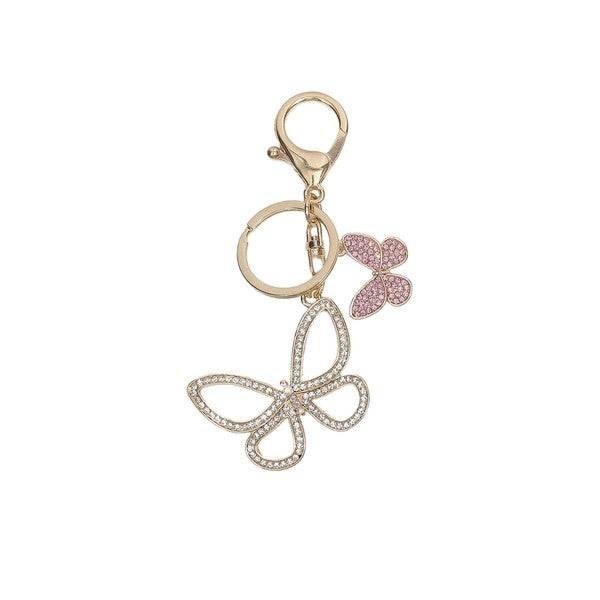 Sparkling Butterfly Keychain