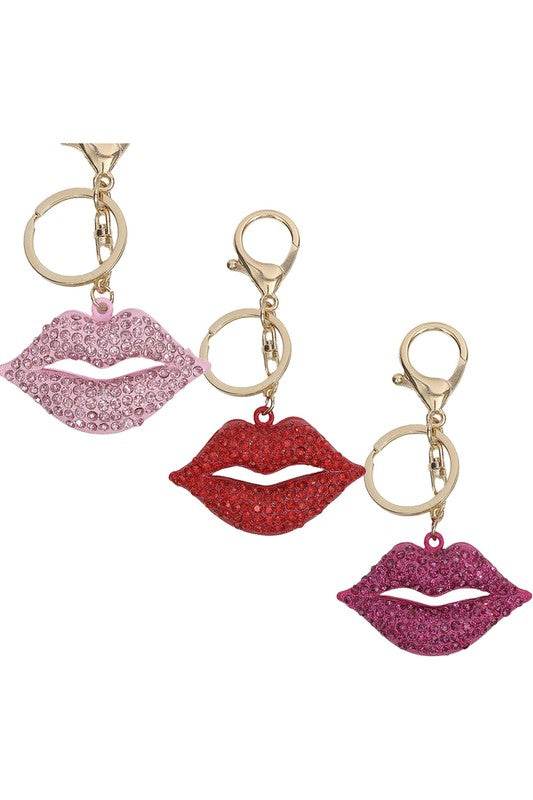 Sparkling Lip Keychain
