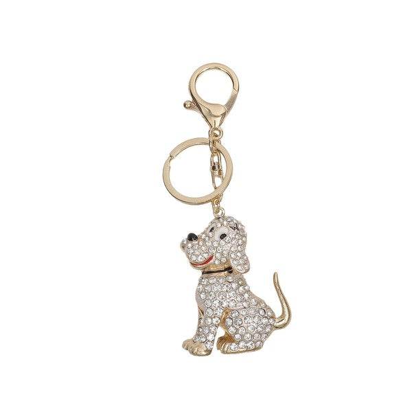 Sparkling Puppy Keychain