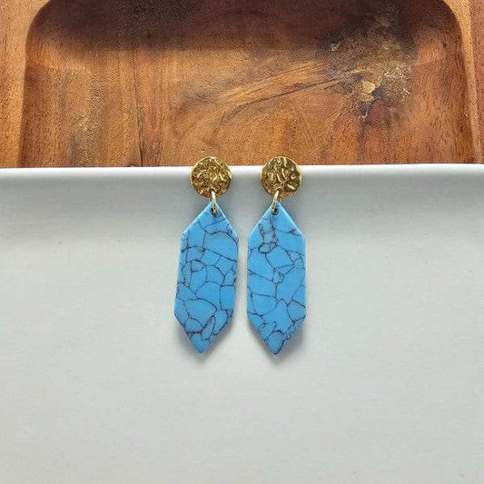 Gemma Earrings - Turquoise