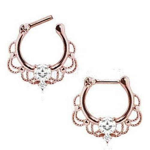 Rose Gold Plated 316L Stainless Steel Made For