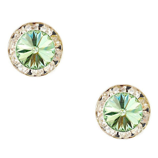 Timeless 15mm Diamond Cut Rondelle Stud Earrings