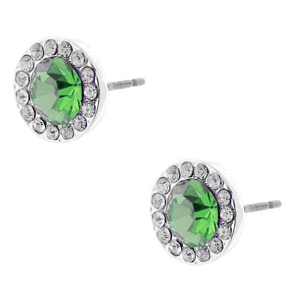 Timeless 10mm Daisy Rhinestone Stud Earrings
