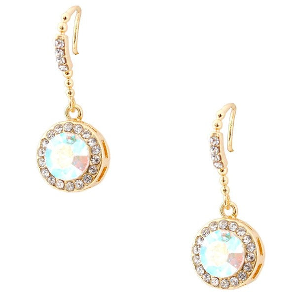 Timeless Round Rondelle French Hook Earrings