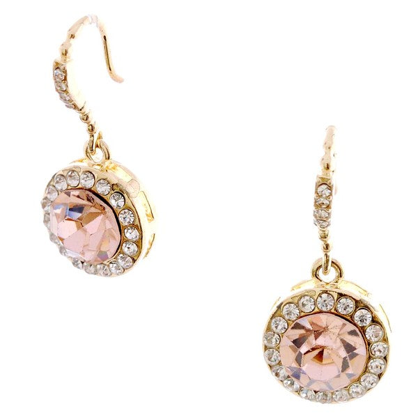 Timeless Round Rondelle French Hook Earrings