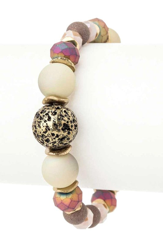 Mix Beads Stretch Bracelet