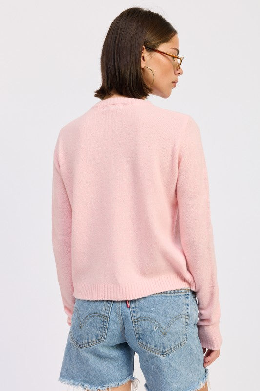 FITTED BUTTON UP CARDIGAN