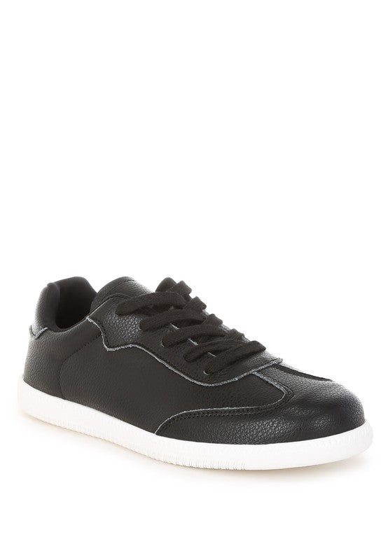 Bostonia Real Leather Casual Sneakers