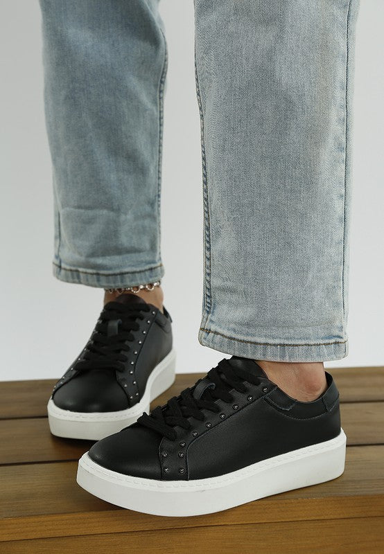 Strider Studs Embellished Chunky Sneakers