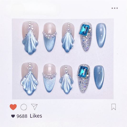 0944- Handmade press on nails fake nails removable