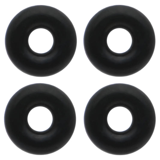 12G Black Rubber O-Ring 4-Pack