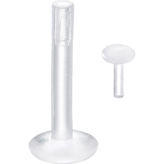 14G 1/2 3mm Bioplast Push-In Top Retainer