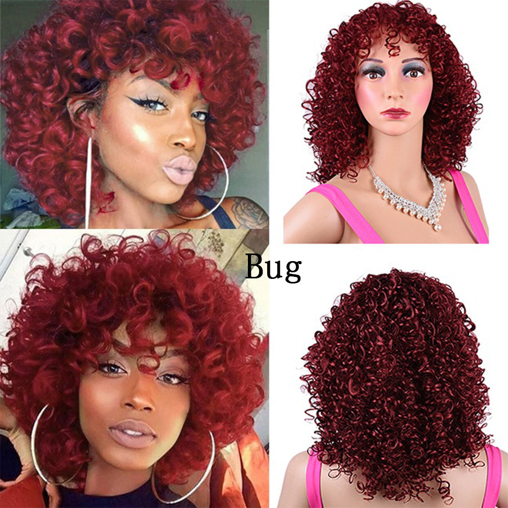 Synthetic Afro Curly Wig African Wigs