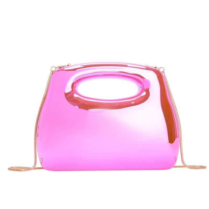 Acrylic bag square box clutch bag metal dinner bag Crossbody even bag