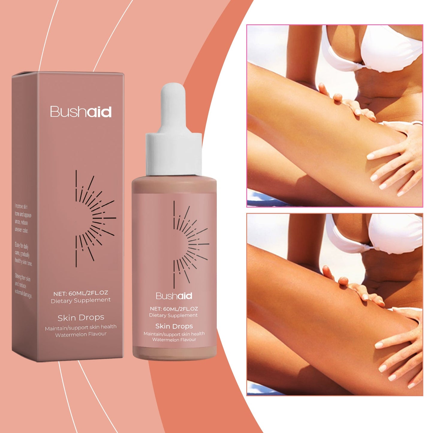 Natural Sunless Tanning Drops Oral
