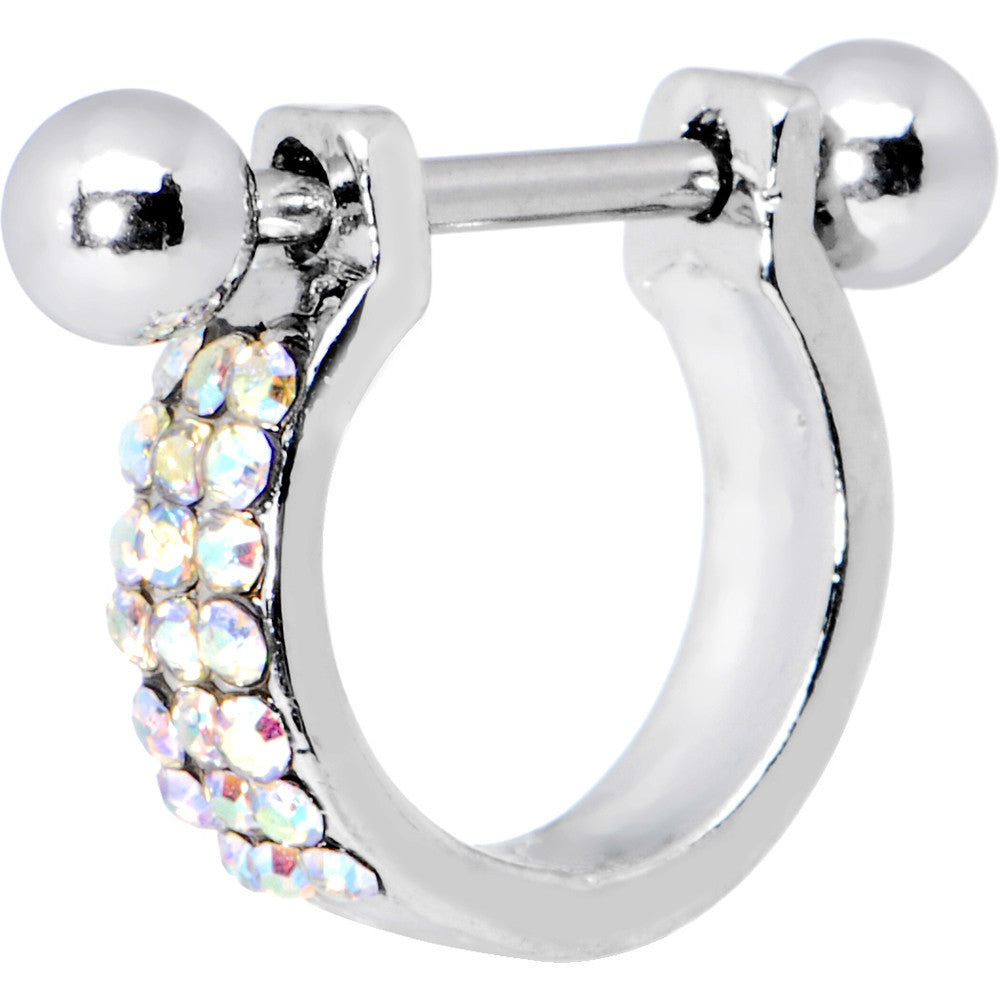 Aurora Gem Helix Cartilage Earring