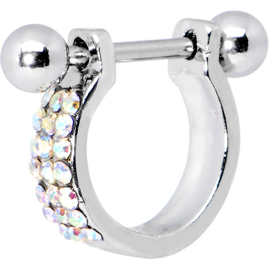 Aurora Gem Helix Cartilage Earring