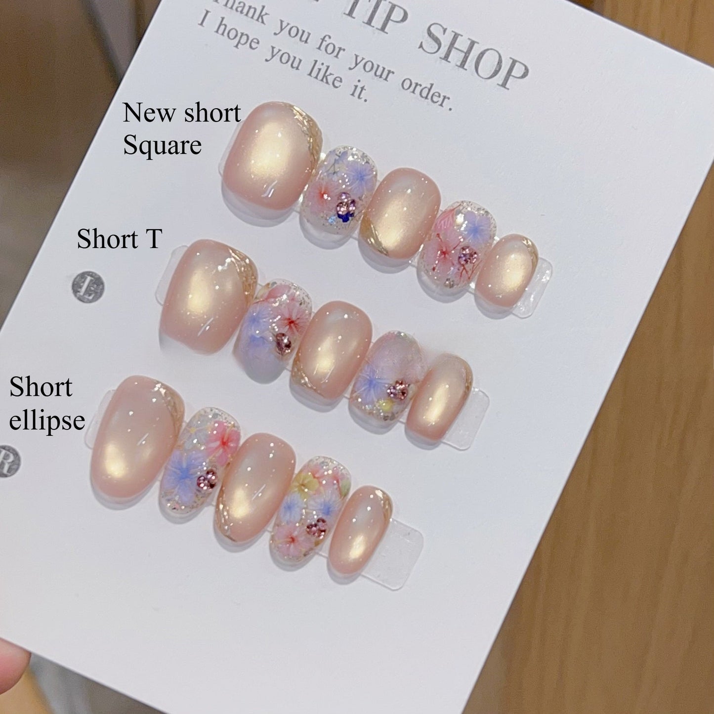 0986- Handmade press on nails fake nails removable