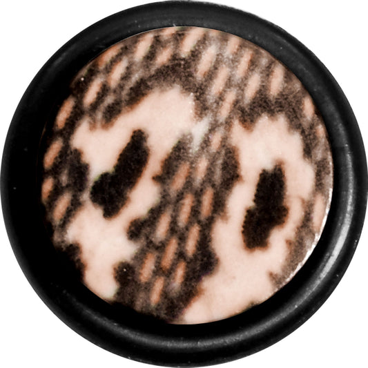 00G Blushing Snake Skin Acrylic Taper