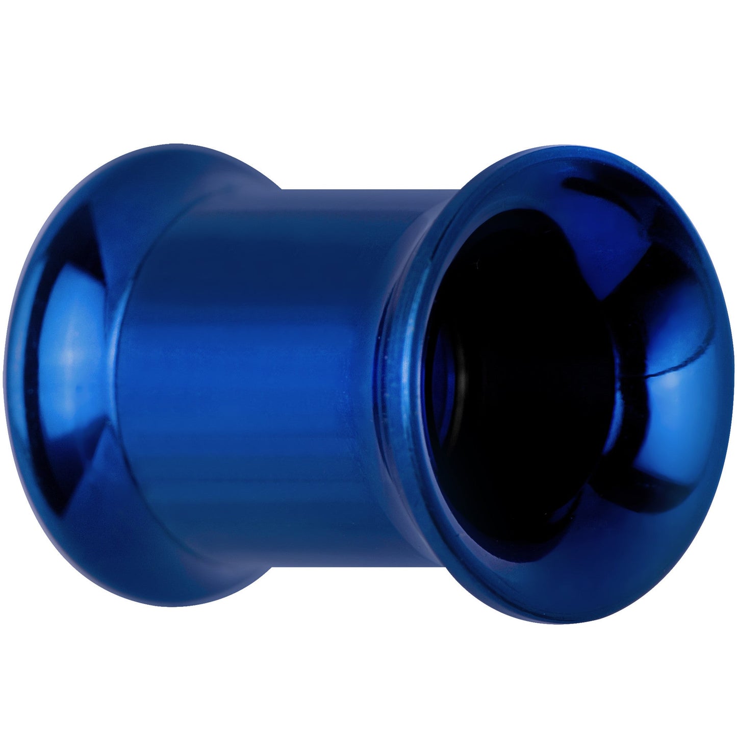 00G Royal Blue Anodized Titanium Steel Internally Threaded Screw Fit Plug Set