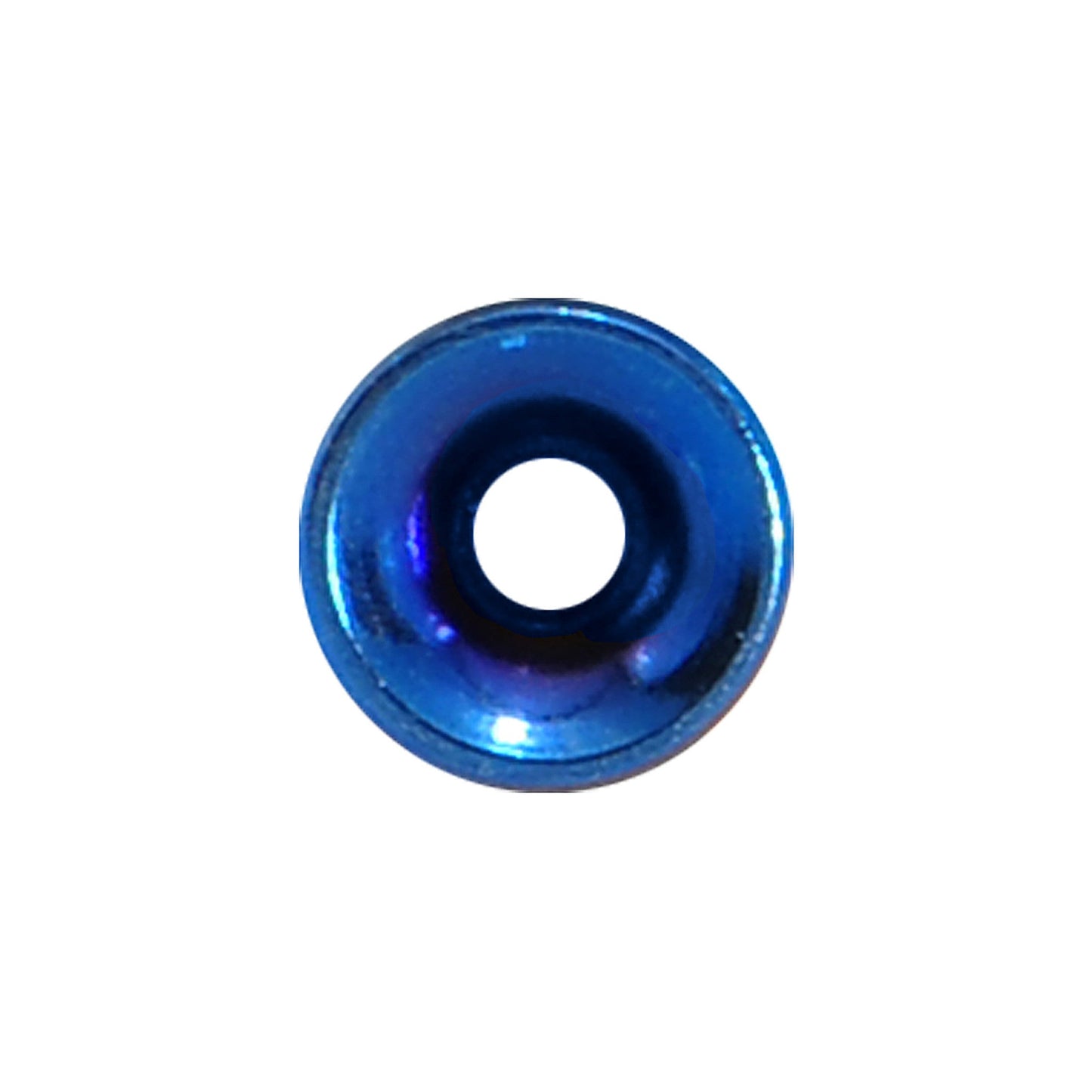 10G Royal Blue Anodized Titanium Screw Fit Tunnel