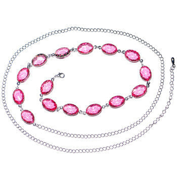 Aphrodite Amore Pink Gem Adjustable Belly Chain