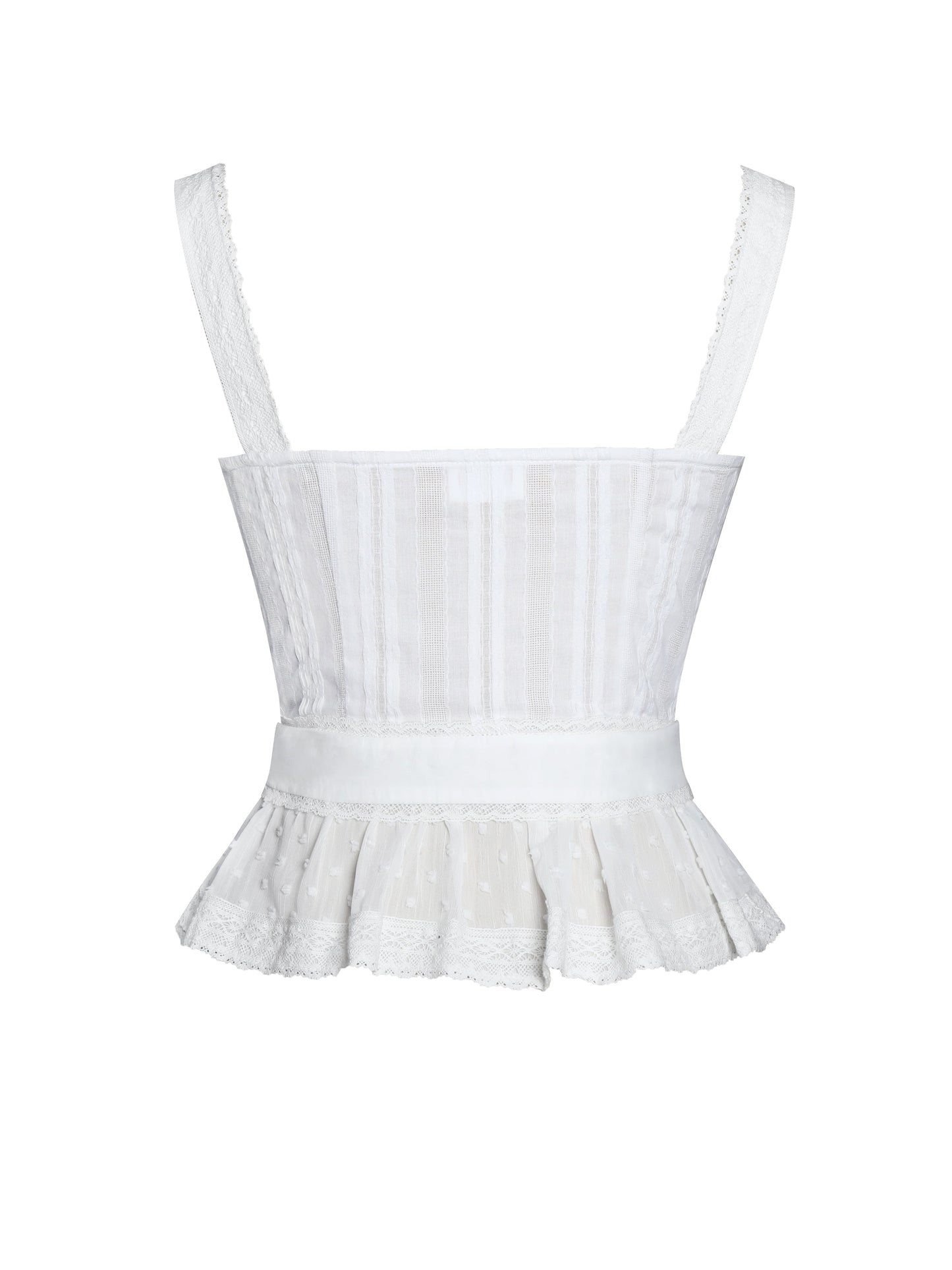 Aliya Cotton Poplin Button Up Sleeveless Top