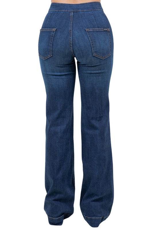 Harley Wide Leg Dark Blue - Inseam 32