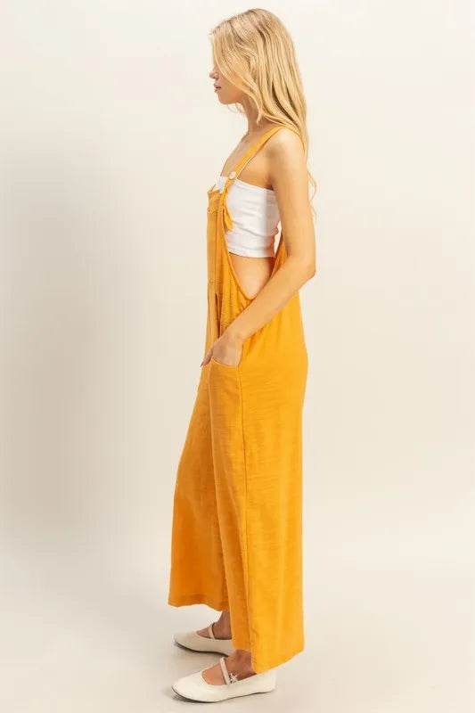 HYFVE Textured Wide Leg Overall