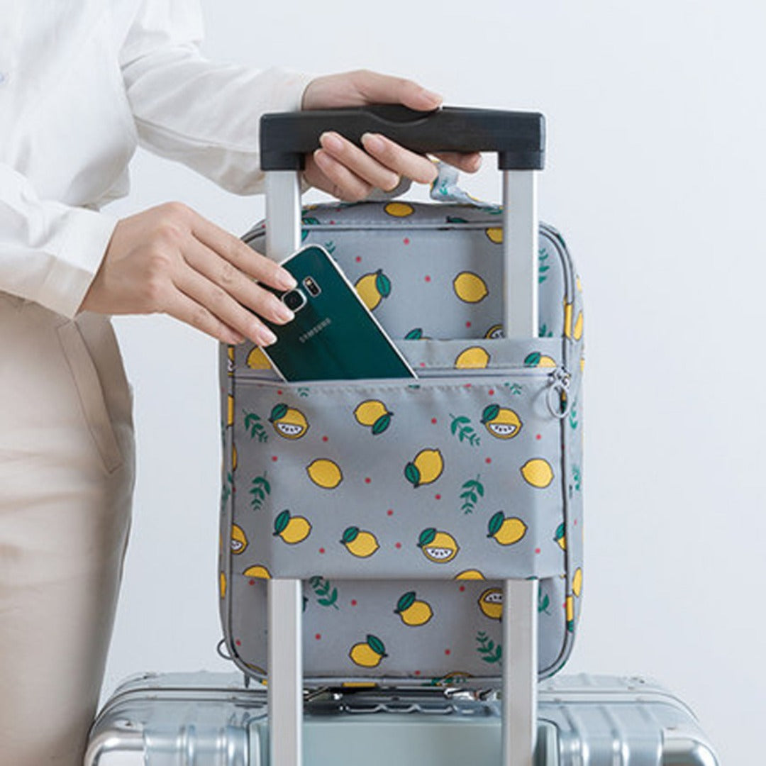 Large capacity can hold three pairs of shoes convenient Oxford cloth storage bag, waterproof shoe bag, suitcase trolley shoe bag