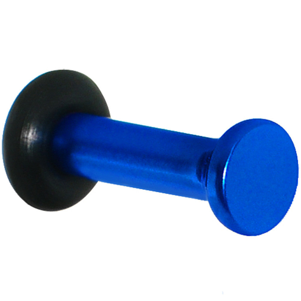 10G Blue Metallic Pearl Acrylic Plug