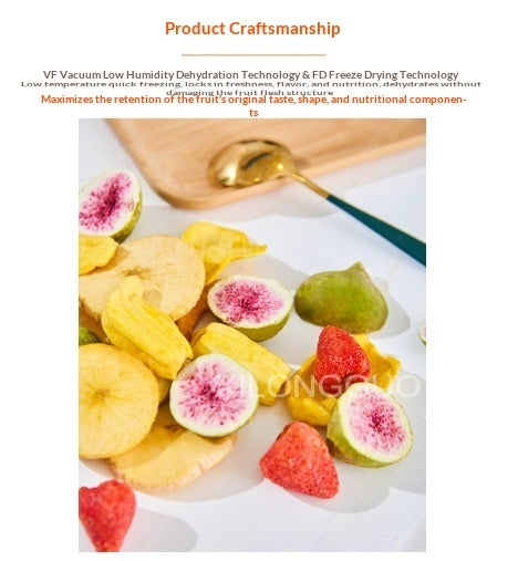Mixed Fruit Crisps Dried Fruit Assortment Snack 80g
