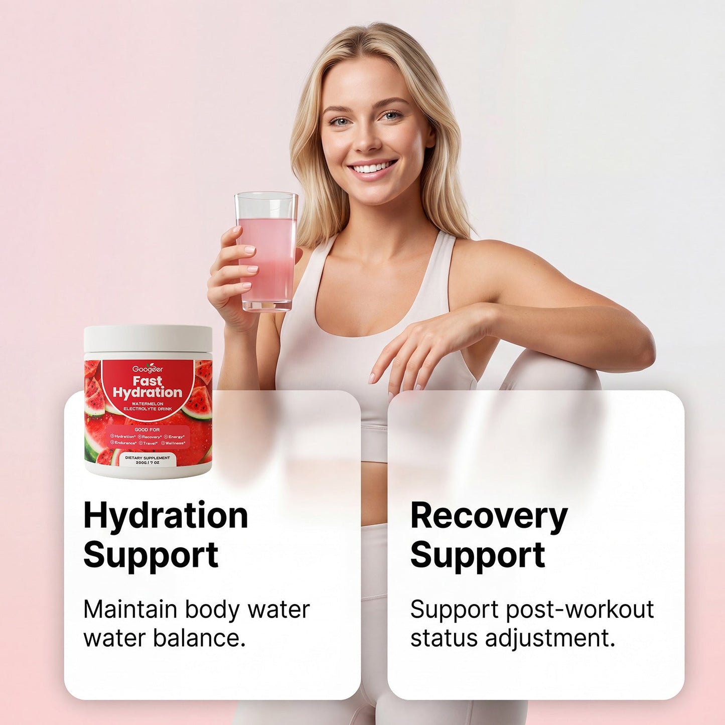 Watermelon Flavor Electrolyte Powder Delicious