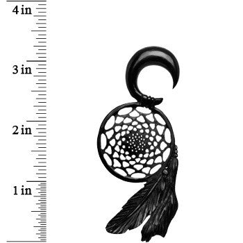 0G Organic Areng Wood Dreamcatcher Hanger Plug Set